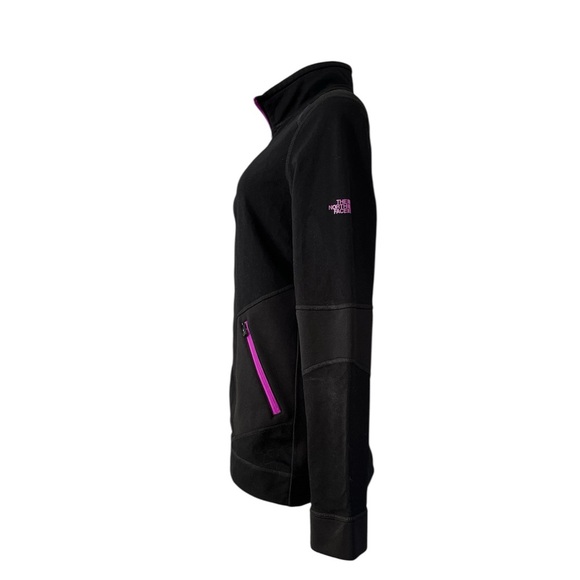 The North Face Black & Purple Full Zip Ski Jacket Women’s Size L AXNF FT206 - Picture 3 of 10